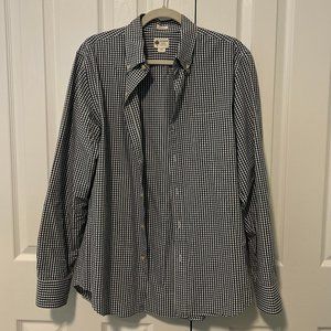 Men's J. Crew Checkered organic cotton poplin shirt